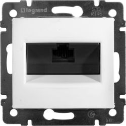 Розетка RJ-45 1 пост Legrand Valena белый, фотография
