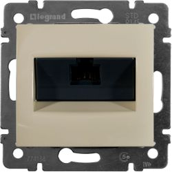 Розетка RJ-45 1 пост Legrand Valena слоновая кость, фото
