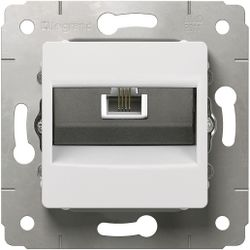 Розетка RJ-45 1 пост Legrand Cariva белый, картинка