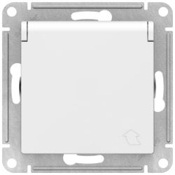 Розетка электрическая Schneider Electric Atlas Design ATN000146 белый, вид
