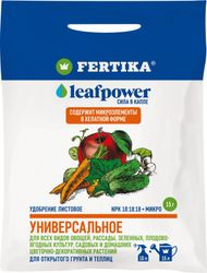 Удобрение минеральное FERTIKA LEAF POWER универсальное 15 г, изображение