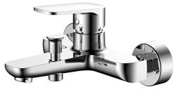 Смеситель для ванны однорычажный с коротким изливом без аксессуаров ESKO Genova GE54 латунь хром, фотография