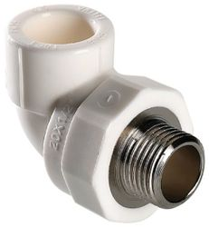 Угольник полипропиленовый VALTEC VTp.753 1/2" х 25 мм, крупный план