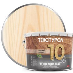 Текстурол WOOD AQUA MATT антисептик на водной основе Бесцв. 10л, фото