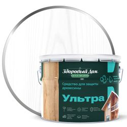 Антисептик Здоровый Дом Ультра Белый 9л, вид