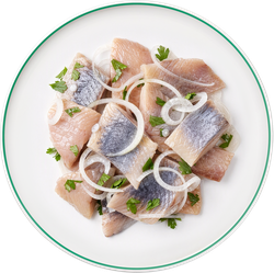 Салат Сельдь с луком ЛЕНТА FRESH, весовой, фотография