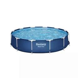 Бассейн каркасный BESTWAY Steel Pro круглый, 366х366х76см, фото