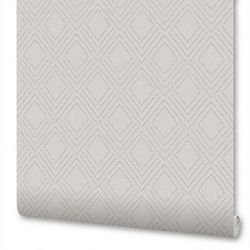 Виниловые обои WALLSECRET lana 9062-13 серые 1,06х10,05 м, картинка