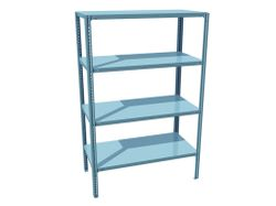 Стеллаж металлический Титан МС-183, 180х75х30 см, детальное фото