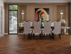 Ламинат NORLAND HERRINGBONE ELEGANT ОРЕХ КИПР 33 класс 8 мм 1,92 м², детальное фото