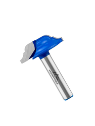 Фреза кромочная VERTEXTOOLS калевочная хвостовик - 8мм, d-34мм, h-10мм, r-5мм, l-45мм, крупный план