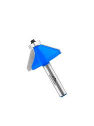 Фреза кромочная конусная VERTEXTOOLS с подшипником хвостовик - 8мм, d-40мм, h-18мм, а° - 45°, b-19мм, l-62,8мм, картинка