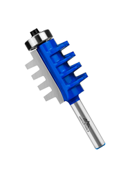 Фреза кромочная VERTEXTOOLS пазо-шиповая хвостовик - 8мм, d-33мм, h-40мм, а-14, b-7мм, l-86.3мм, вид