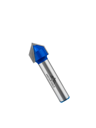 Фреза пазовая VERTEXTOOLS v-образная хвостовик - 8мм, d-12мм, h-12мм, а-90град, l-47,7мм, детальное фото