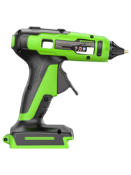 Пистолет клеевой аккумуляторный GREENWORKS G24GLG 1х2Ач ЗУ, крупный план