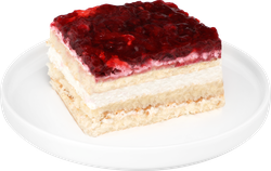 Торт йогуртовый Вишня ЛЕНТА FRESH, весовой, вид