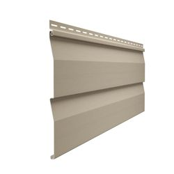 Сайдинг Docke Standard D4,5D крем-брюле, крупный план