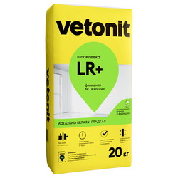 Шпатлевка финишная Vetonit LR+ 20 кг, детальное фото
