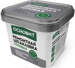 Шпатлевка армированная ОСНОВИТ ЭЛИСИЛК PA39 H 1 кг, детальное фото