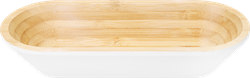 Тарелка сервировочная HOMECLUB Bamboo 25х10см, овальная бамбук, Арт. AN-5678, картинка