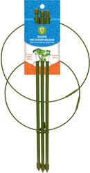 Опора круглая GARDEN SHOW сталь 20х40х20 см зеленая, вид