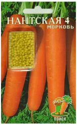 Семена Моркови ПОИСК Нантская 4 300 шт, картинка