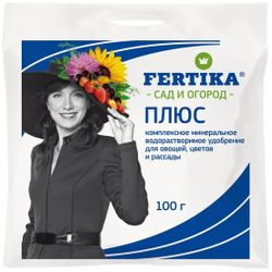 Удобрение минеральное FERTIKA ПЛЮС универсальное 100 г, детальное фото