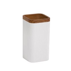 Стакан для зубных щеток Sand White пластик белый, фотография