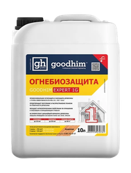 Огнебиозащита 1 группы (высшая) GOODHIM PROF 1G, 10 л, фото