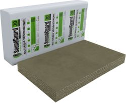 Плита звукопоглощающая SoundGuard ЭкоАкустик 80 1250х600х20 мм 7,5 м2, картинка
