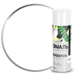 Эмаль аэрозольная д/радиаторов отопления Лакра Radiator Белый глянцевый 40, вид