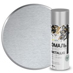 Эмаль аэрозольная Лакра Metallic Металлик серебро 100, фотография