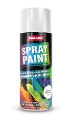 Эмаль аэрозольная PARADE SPRAY PAINT 1007 Белый мат., вид