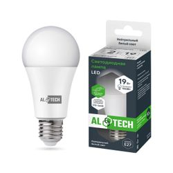 Лампочка светодиодная ALTECH LED 19Вт 4000К 1560Лм E27 Груша, детальное фото