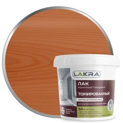 Лак в/д тонированный Лакра Орех 0,9кг, картинка