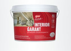 Краска Parade Interior Garant моющаяся база А 9 л, картинка