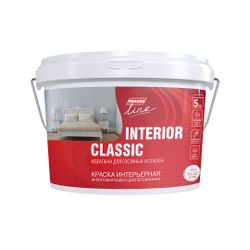 Краска Parade Interior Classic интерьерная матовая, база А, 2,5 Л, детальное фото