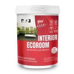 Краска Parade Ecoroom интерьерная база А 0,9Л, фотография