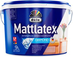 Воднодисперсная краска Dufa MATTLATEX RD100 9 л, крупный план