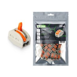 Клемма соединительная ALTECH LBB222-412 20 шт ZIP пакет, картинка