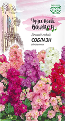 Семена ГАВРИШ Левкой седой Соблазн, смесь, 0,05г, фотография