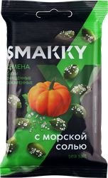Семена тыквы SMAKKY жареные с морской солью, очищенные, 40г, детальное фото