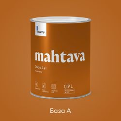 Грунт-эмаль 3 в 1 противокоррозионная глянцевая TALATU MAHTAVA БАЗА А 0,9 л, изображение