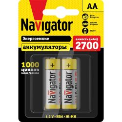 Аккумулятор Navigator AA, 2700 (мАч), крупный план