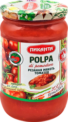 Томаты резаные ПИКАНТА Polpa, 350г, вид