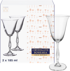 Набор фужеров для вина CRYSTALITE BOHEMIA Fregata/Antik 185мл, Арт. 58368, 2шт, картинка