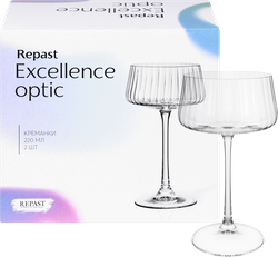 Набор креманок REPAST Excellence Optic 220мл, Арт. 65950, 2шт, картинка