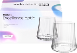 Набор стаканов для виски REPAST Excellence Optic 350мл, Арт. 65947, 2шт, фото