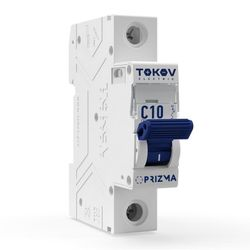 Выключатель автоматический модульный 1П 10А 4.5кА х-ка C TOKOV ELECTRIC TKE-PZ45-MCBI-1-10-C, картинка