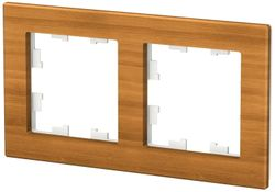 Рамка 2 поста Schneider Electric Atlas Design бамбук, картинка